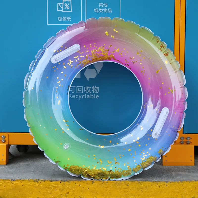 Надувной спасательный круг для взрослых и детей обычные подмышечные прозрачные