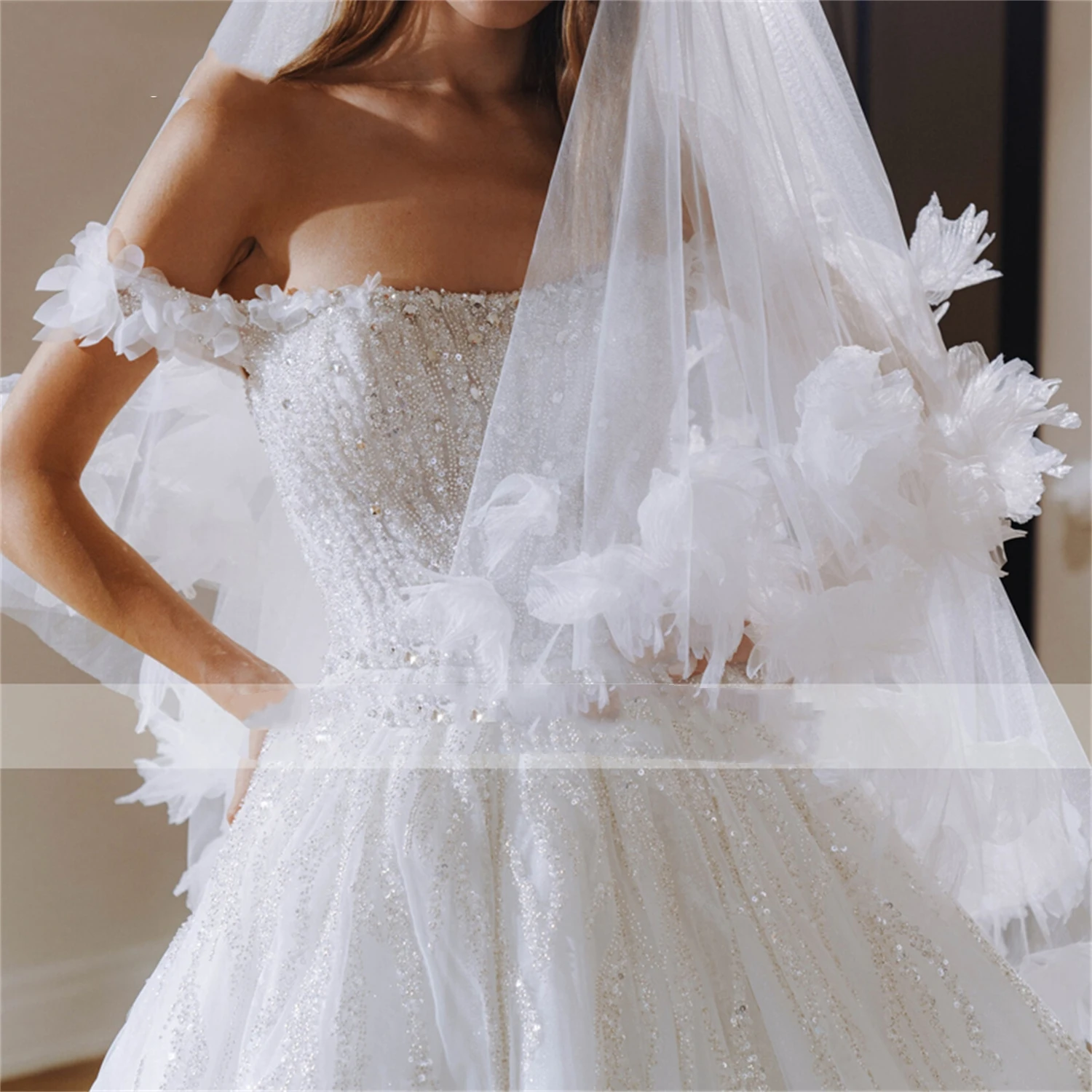 Рисунок 3 - Кружевное свадебное платье 2024