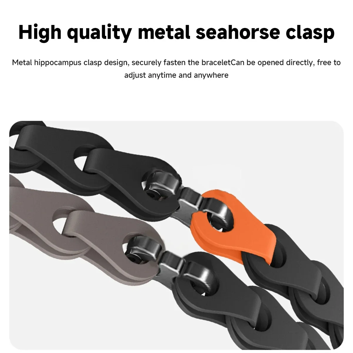 Фото 20mm 22mm Strap for Samsung Galaxy Watch 7 6 5 4 40mm 44mm 6 Classic 5Pro Silicone Chain Band for Huawei GT 5 4Pro 46mm Bracelet №2