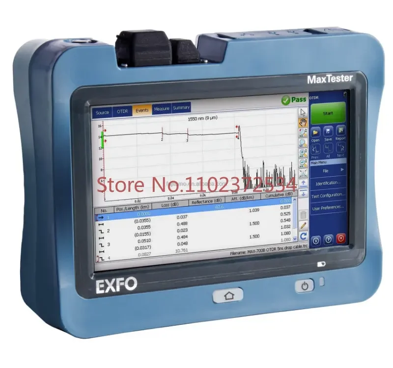 EXFO MAX-715B 720C MAX 730C otdr оптоволоконный OTDR с IOLM SM MM SM1 SM2 1310/1550/1625nm MaxTester 715B последний вес