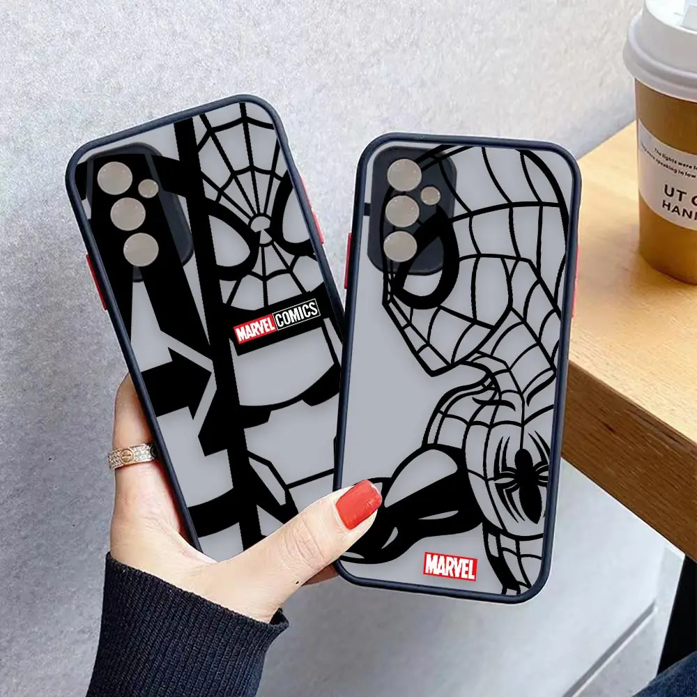 

Marvel's Iron Spider-Man Shockproof TPU Case For Samsung M52 M32 J2 J5 J7 J6 PLUS J4 J8 M10 M20 M23 M30S M31 M33 M51 M62 5G Case