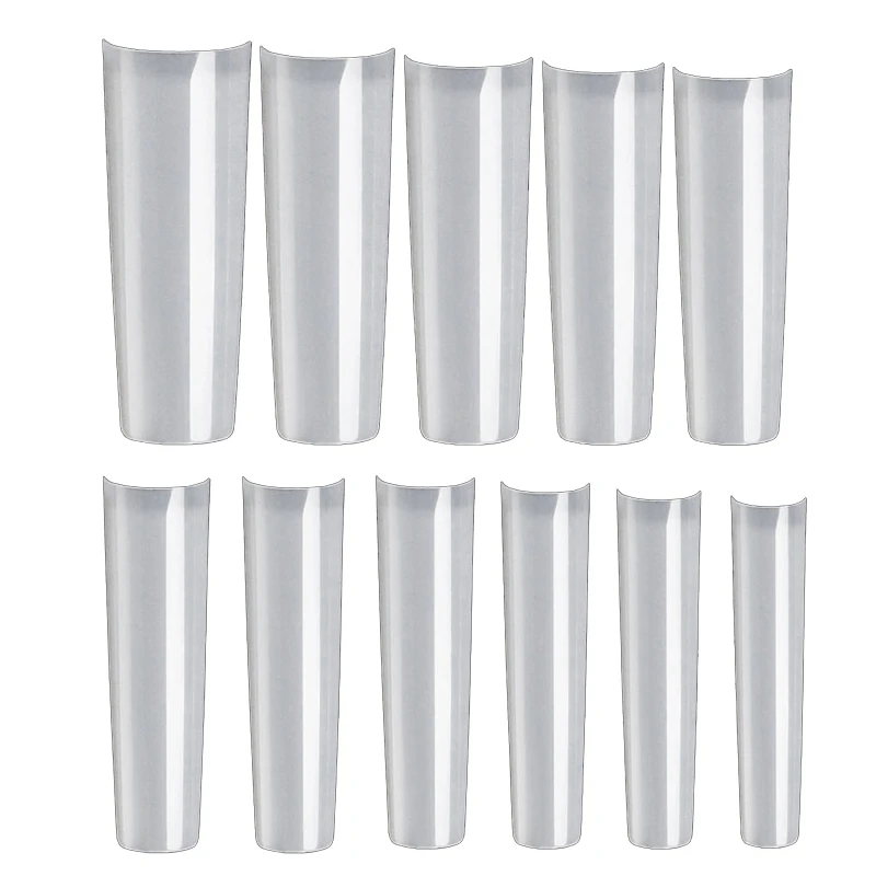 

550Pcs C Curve Nail Tips XXL Acrylic Fake Nails Extra Long Half Cover False Nail for Nail Salon or DIY Home Nail Art