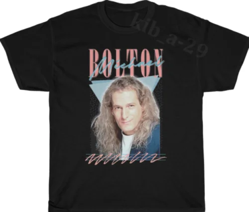 

Michael Bolton T-shirt new black T shirt all size