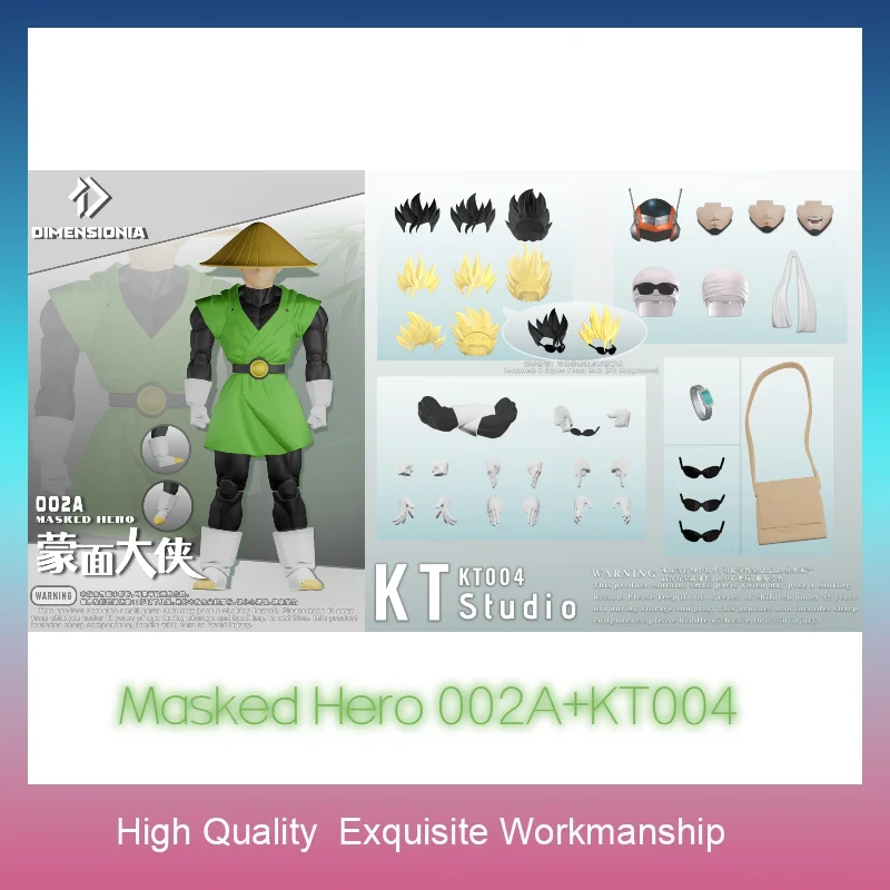 Фото DIMENSIONIA Dragon Ball Super Saiyan Son Gohan Masked Hero Great Saiyaman 1/12 Артикулированная коллекционная модель-игрушка (предзаказ) №2