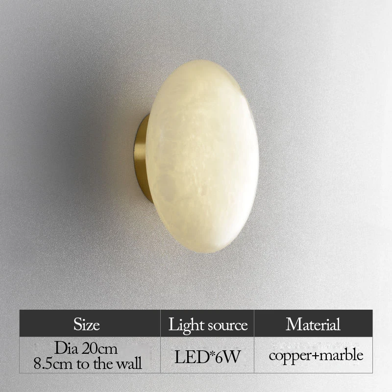 

LED настенный светильник Chi Light Supplier из мрамора и меди