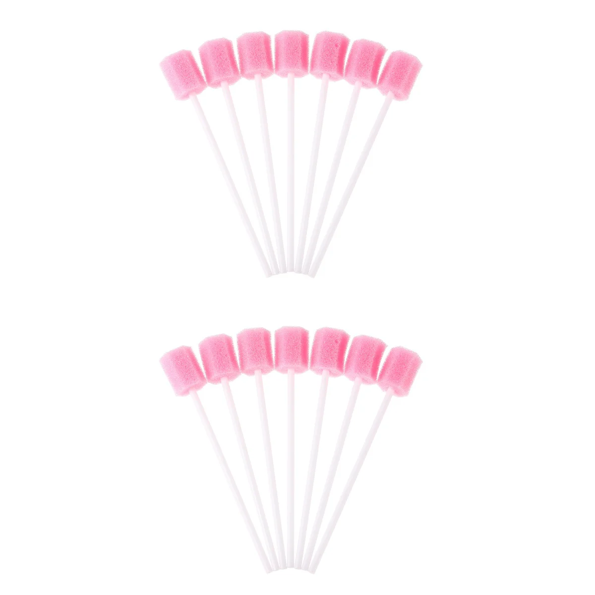 

200 pcs Sterile Sponge Unflavored Denture Case Toothettes Cleaning Mouth Swabs