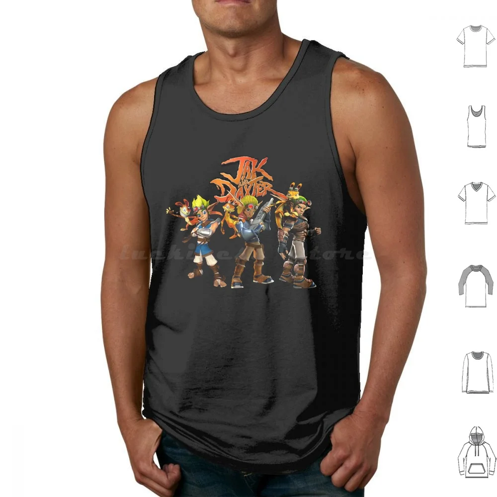 

Jak And Daxter-Customize Tshirt For Men Or Women Vintage Retro Shirt For Kids Best Trending Shirt Video Game Shirts For