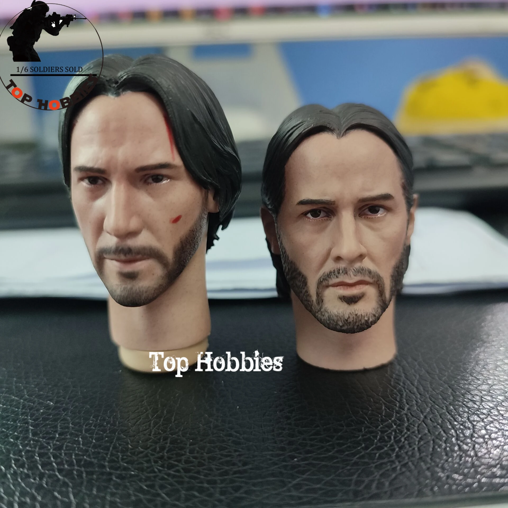 

Аксессуары для экшн-фигурок 1:6 Scal, нормальный/поврежденный Ed 1/6, ревс Кеану, Мужская голова, Резьбовая игрушка, убийца, Джон, фитиль, фитиль, го...