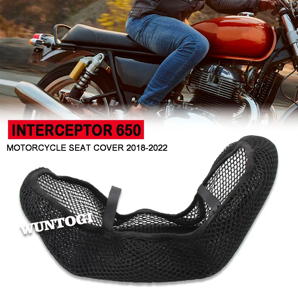 Тканевый чехол на седло Interceptor 650 для Royal Enfield 2018-2022 защитная подушка мотоцикла