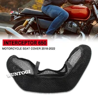 interceptor 650 fabric saddle seat cover for royal enfield interceptor650 2018 2022 motorcycle protecting cushion seat cover