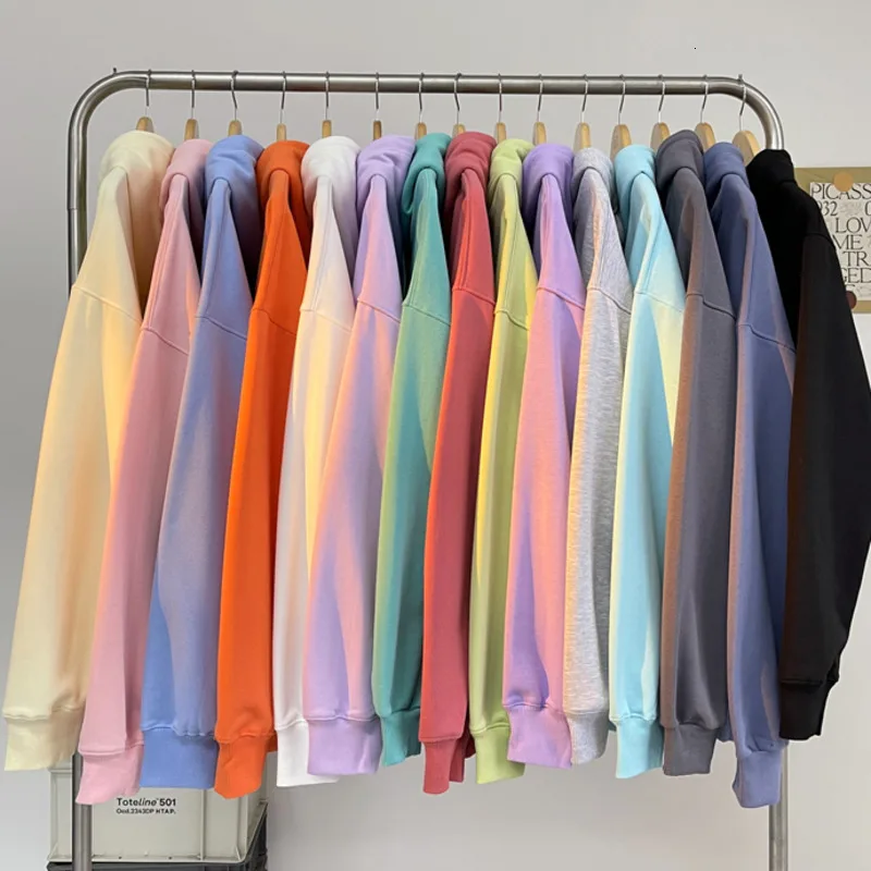 

Korean Candy Color Women Oversized Hoodies Harajuku Girls Casual Sweatshirts 2022 Spring Autumn Female Tops 5XL