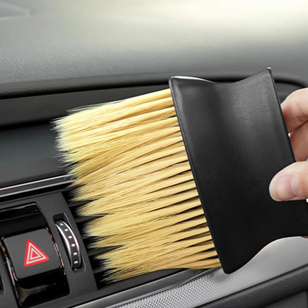 

Car Air Conditioner Cleaner Brush Air Outlet Cleaning Brush Car Detailing Brush Dust Cleaner Soft Brush Car Clean Accessories