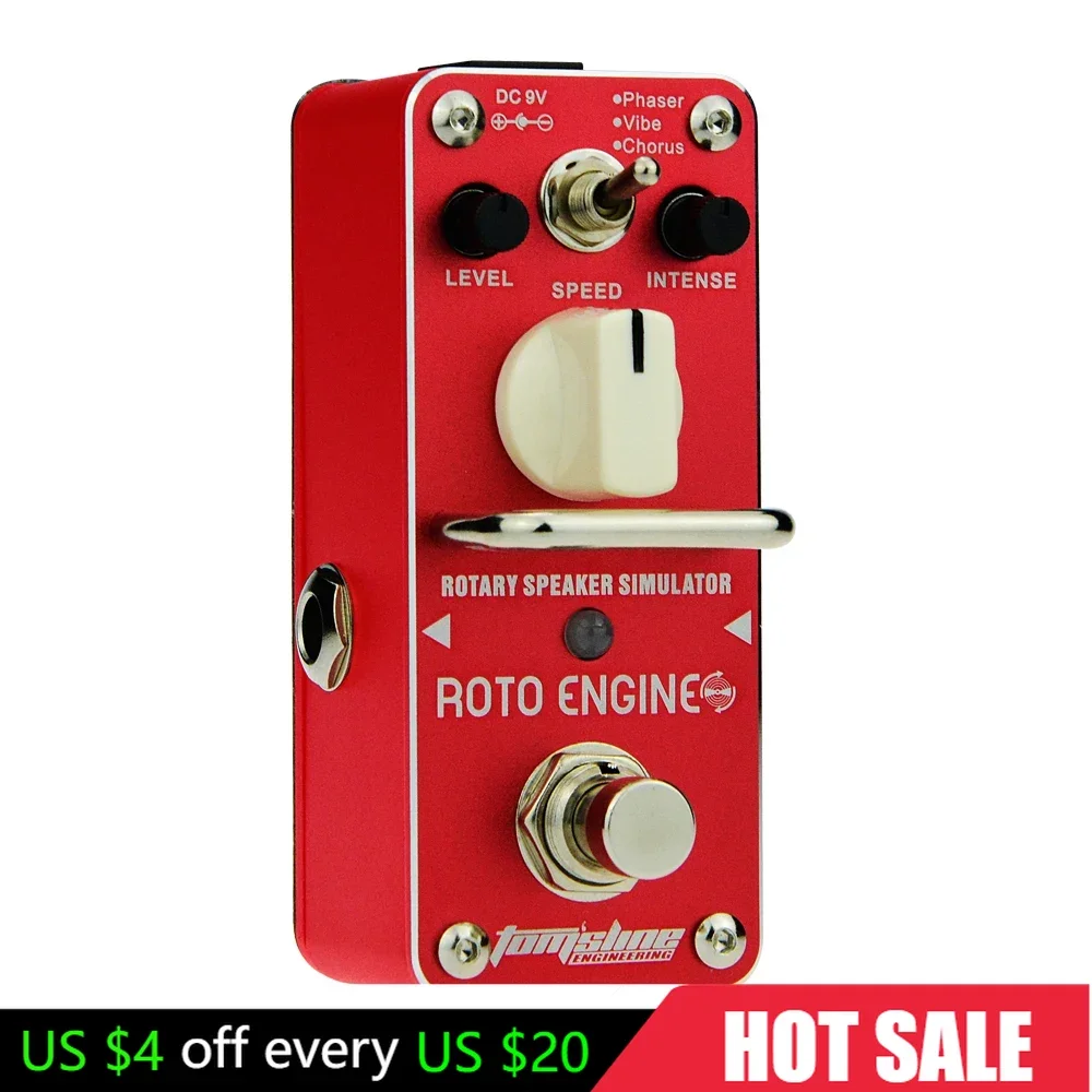 

AROMA Guitar Effect Pedal ARE-3 ROTO Engine Rotary Speaker Simulator Mini Digital Electric Guitar Effect Pedal with True Bypass