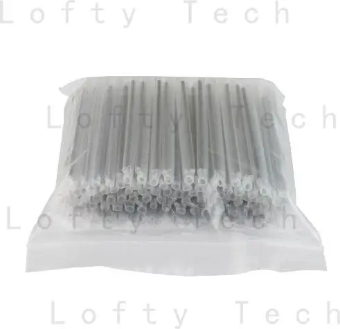 1000pcs/lot 60mm 45mm 40mm Bare Fiber Optic Fusion Protection Splice Sleeves Heat Shrink Tube Steel needle diameter 1.2mm