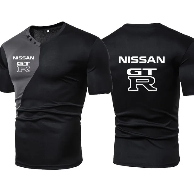 

New cotton high quality Stitching color Men T-shirt HRC logo print Summer Oversized t-shirt Round neck Men short sleeve