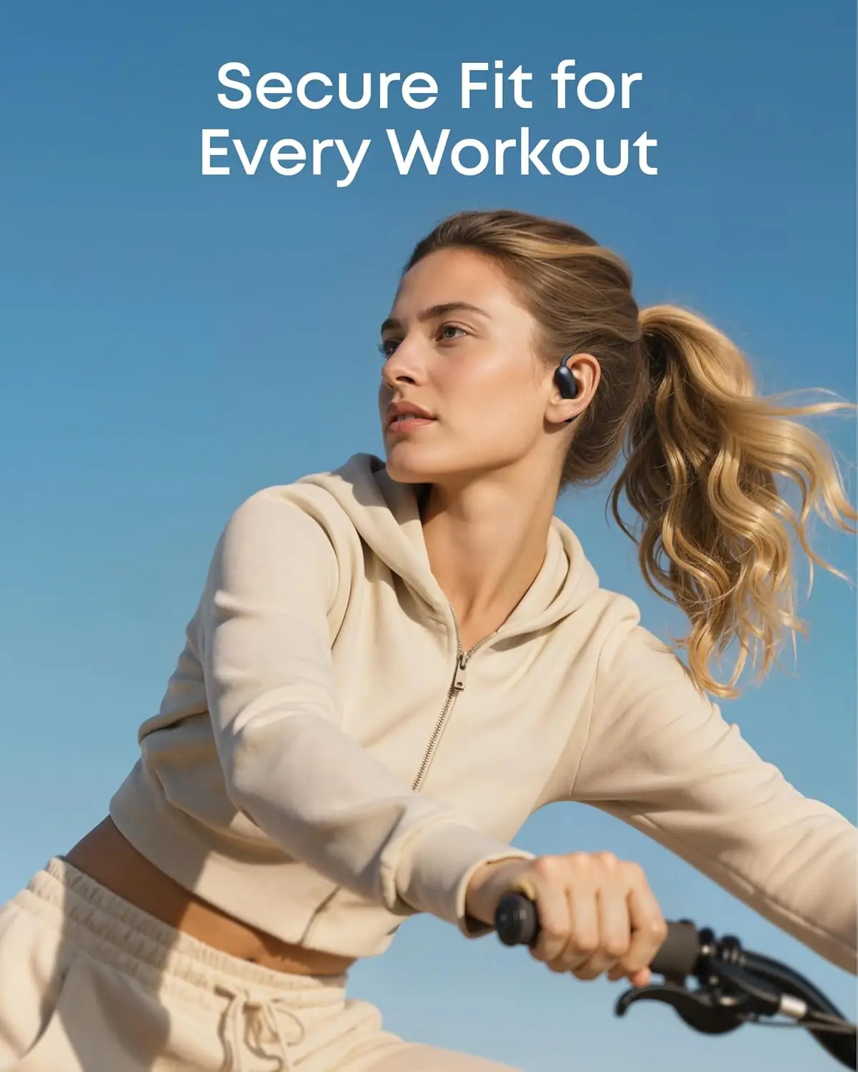 Фото Беспроводные Bluetooth-наушники Soundcore by Anker AeroFit 2 с открытым ухом, адаптивными крючками для ушей, водонепроницаемостью IPX5, для занятий спортом №2