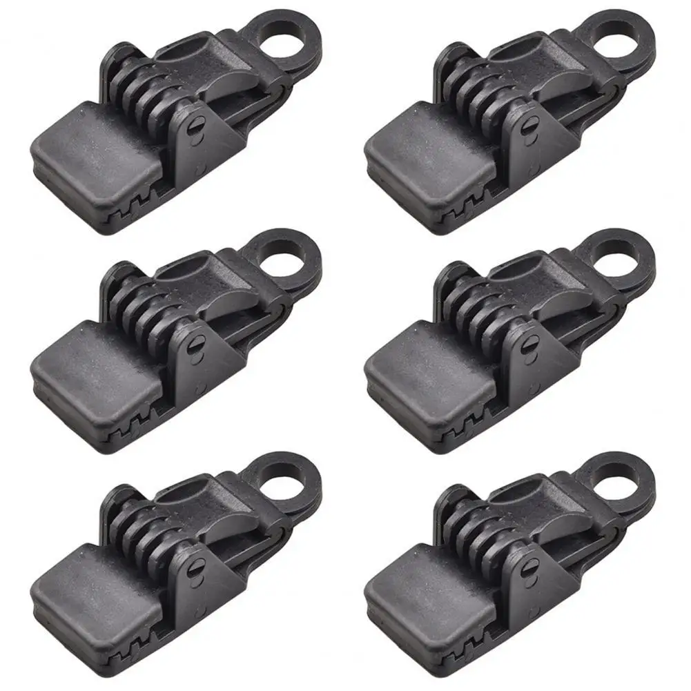 

10 шт. пластиковые зажимы для палатки, зажим для брезента, портативный многоцелевой удобный захват для компактных пластиковых зажимов для па...