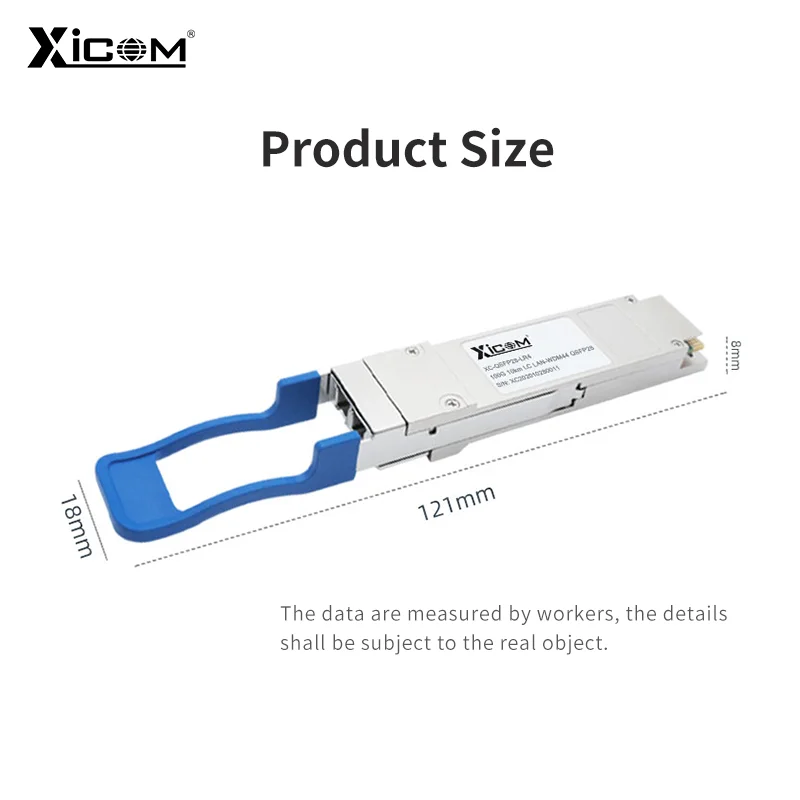 SFP Module 100G 1295~1310nm 10km LC Single Mode Duplex Optic Module LAN-WDM QSFP28-LR4 SFP Transceiver Module Supported DDM/DOM