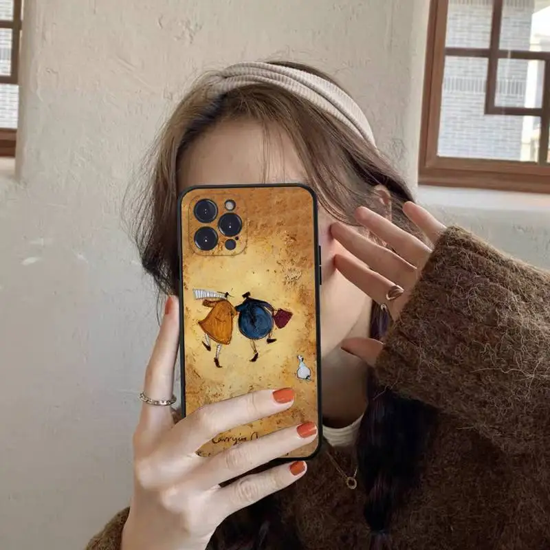Фото Чехол Sam Toft для iPhone 11 12 13 Mini Pro Max 8 7 6 6S Plus X 5 SE 2020 XR XS №3