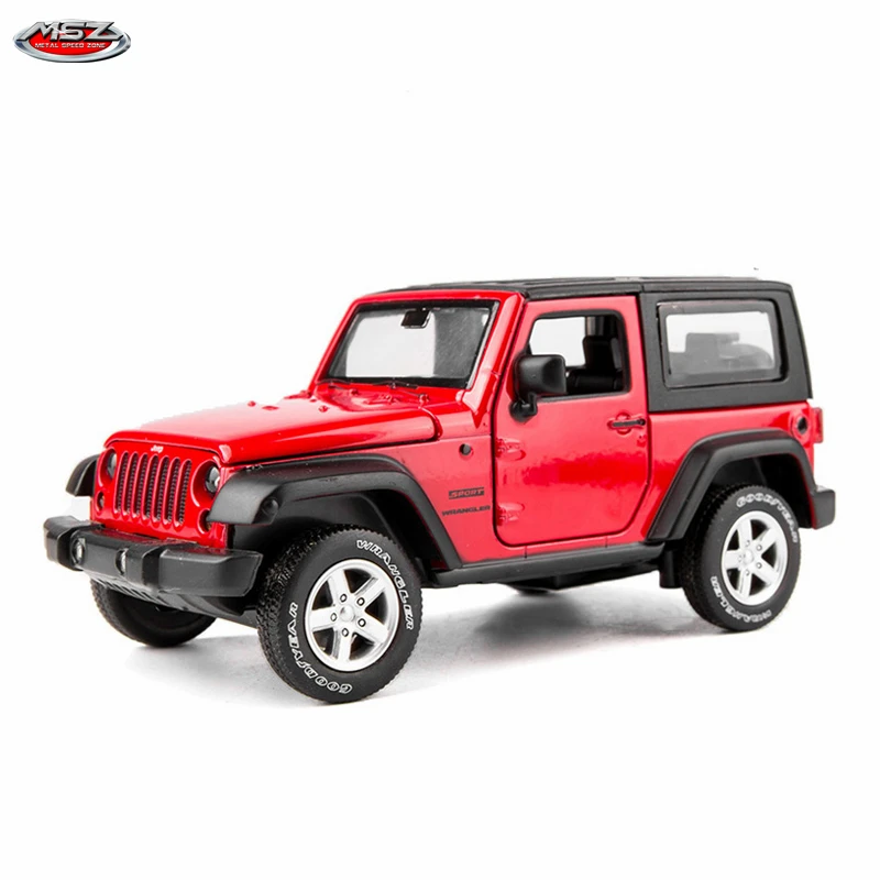 

Модель автомобиля в масштабе 1:32 JEEP Wrangler, детская Игрушечная машина, Литые и игрушечные автомобили со звуком и светом, подарок для мальчиков