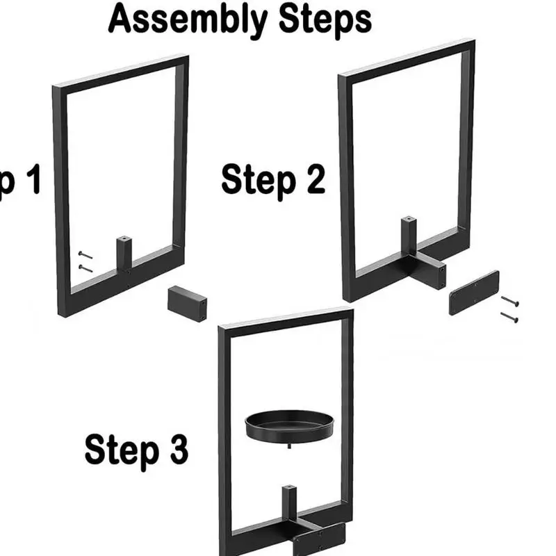1 шт. фоторамка настенный кашпо сочный стильный металлический держатель для