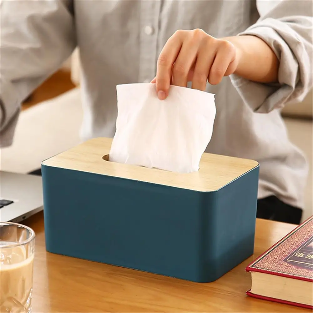 

Деревянная коробка для салфеток, держатель для салфеток, кухонные аксессуары, гостиная, комод, кабинет, спальня