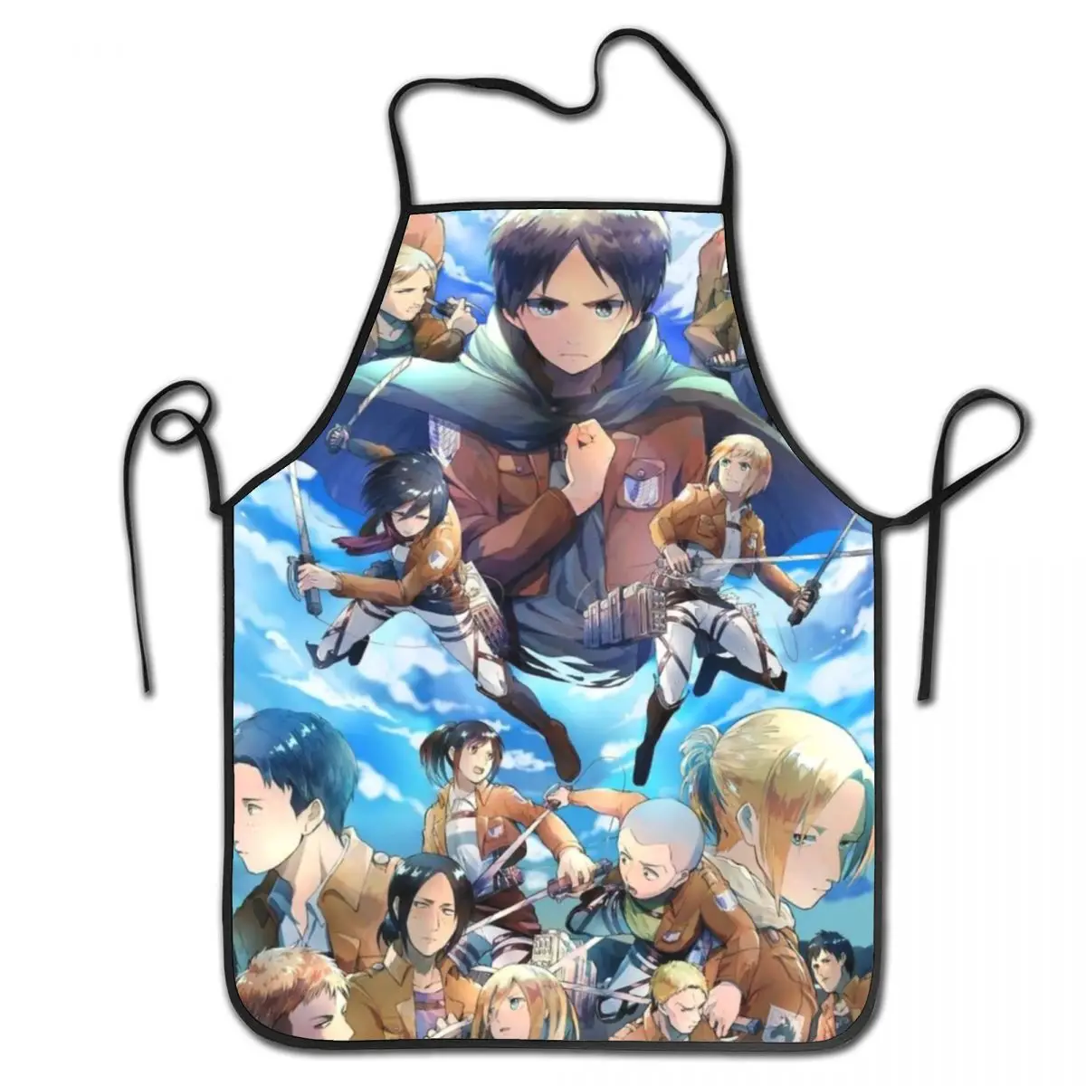 

Bib Attack On Titan Manga Aprons Men Women Unisex Adult Chef Kitchen Cooking Anime Shingeki No Kyojin Tablier Cuisine Gardening