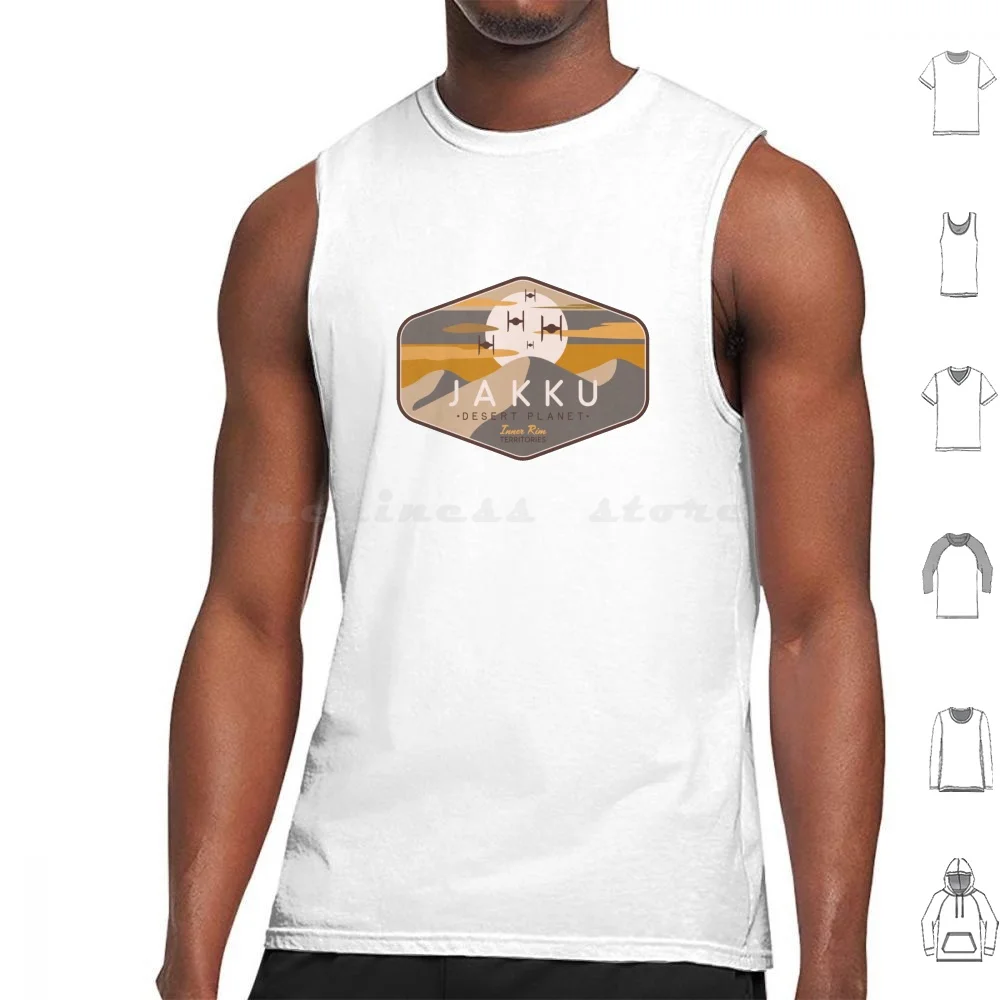 

Jakku-Desert Planet Tank Tops Print Cotton Jakku Jakku Jakku Jakku Jakku Tatooine Luke Skywalker Han Solo Stocking