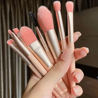 8 pcslot mini makeup brushes set eye shadow foundation women cosmetic powder blush blending beauty make up tool
