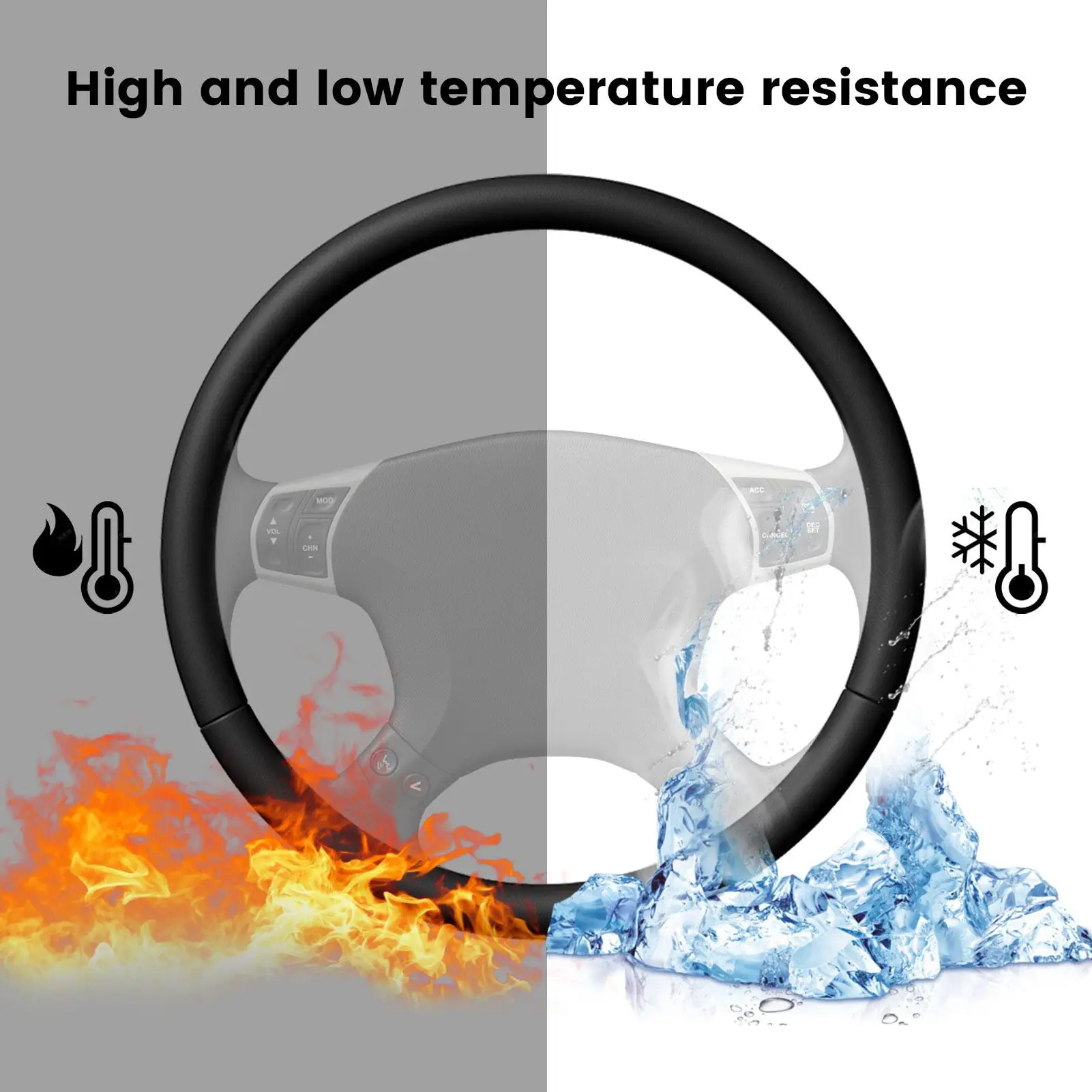 

Steering Wheel Cover | Silicone Steering Wheel Cover | Rainbow Steering Wheel Cover Car Modern Comfy