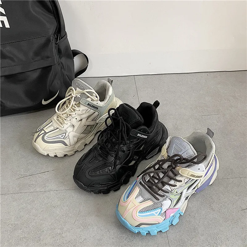 

Женские кроссовки в римском стиле, розовые повседневные кроссовки, сезон осень 2021