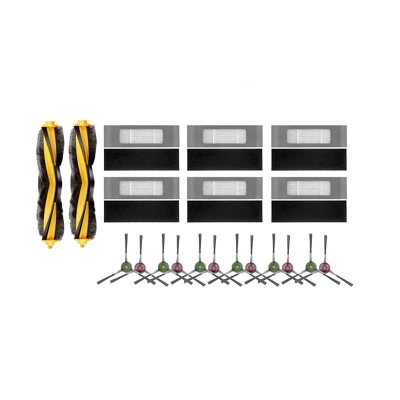 

Фильтр НЕРА для пылесоса Ecovacs, основная и боковая щетки, аксессуары для роботов-пылесосов серии T9AIVI