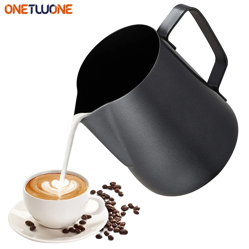 Non Stick Stainless Steel Milk Frothing Pitcher Espresso Coffee Barista Craft Latte Cappuccino Cream Frothing Jug Pitcher