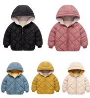 childrens cotton padded clothes 2022 autumn and winter new fashion clothinng unisex baby hooded parka boys clothes down jacket