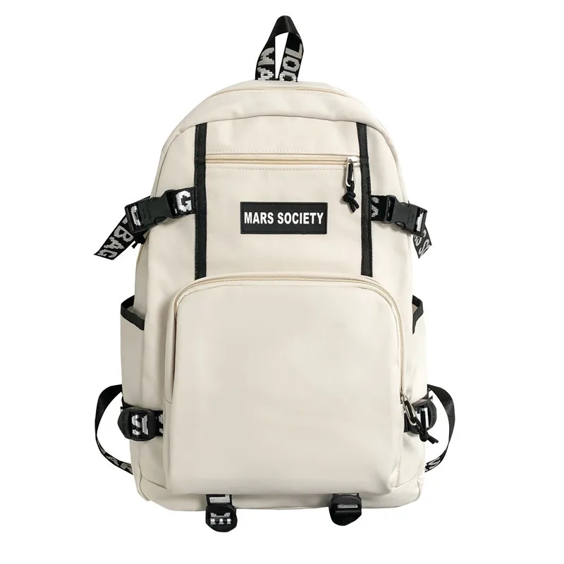 

Large Capacity to Reduce the Burden of High School Students Simple Work Tide Brand Shoulder Bag Couples Travel Leisure Backpack