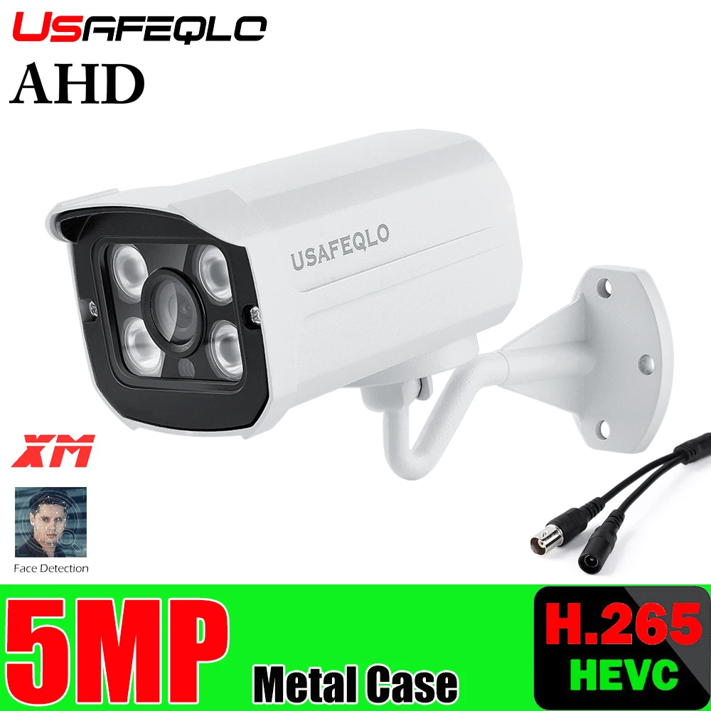 

Водонепроницаемая цилиндрическая камера видеонаблюдения HD для наружного наблюдения 5 МП, аналоговая цилиндрическая камера AHD TVI CVI CCTV для видеорегистратора XMEYE