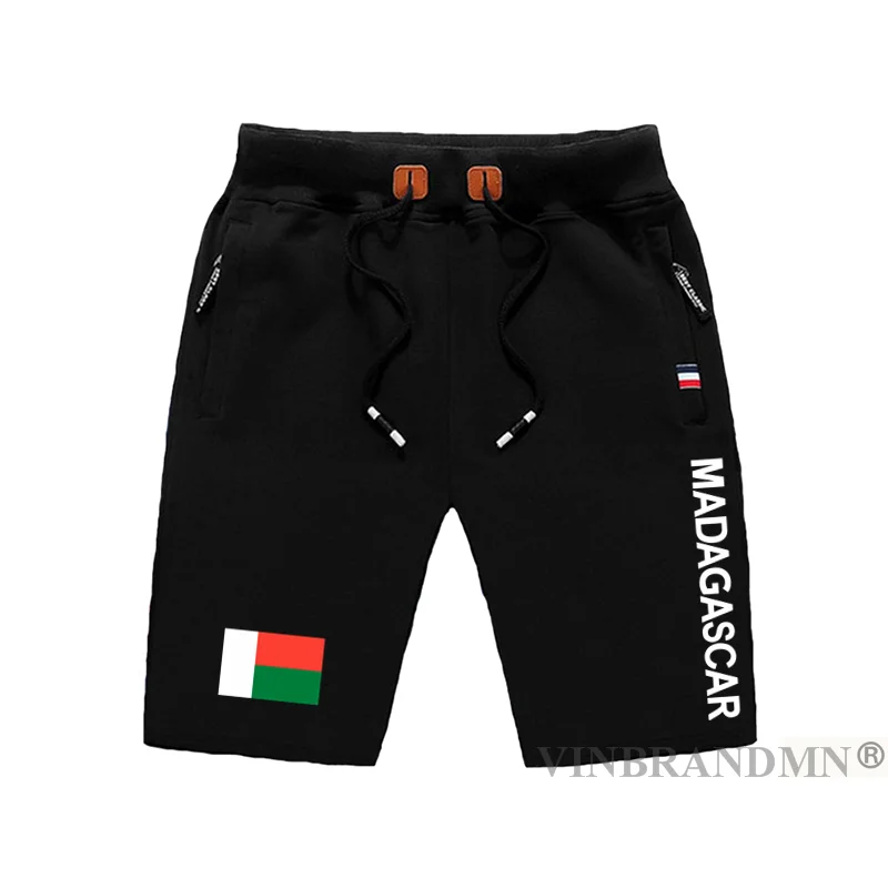 

Мадагаскарские бриджи для мужчин, тренировочные шорты с флагом и карманами, 2021 MDG мадагаскарский