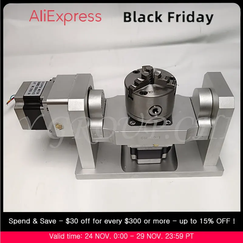 

150 мм Центральная высота гармоническая 4-я 5-я ось с хвостом Морзе верхняя Live Top CNC разделительная головка 10:1 гармонический редуктор