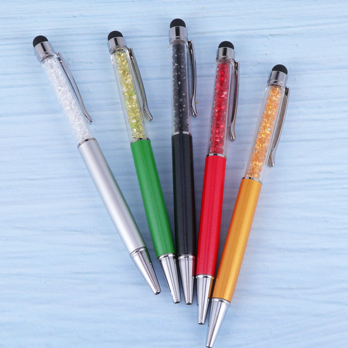 

Stylus Pen Capacitivetouchpoint Tablet Screen Pensscreens Crystal Rhinestone Stylis Finewriting Universal Disc