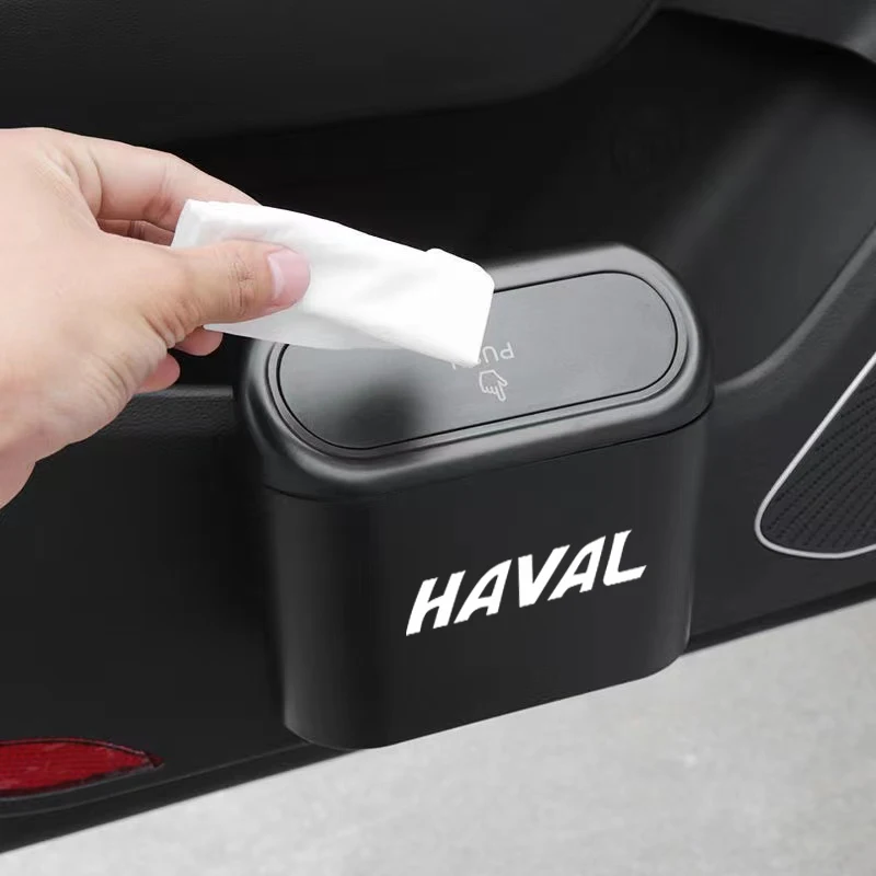 

Portable Auto Trash Can Car Styling Garbage Bin Organizer Storage Bag For Haval H2 H5 H6 H7 H9 2020 2018 2017 2021 2012 F7 F7X