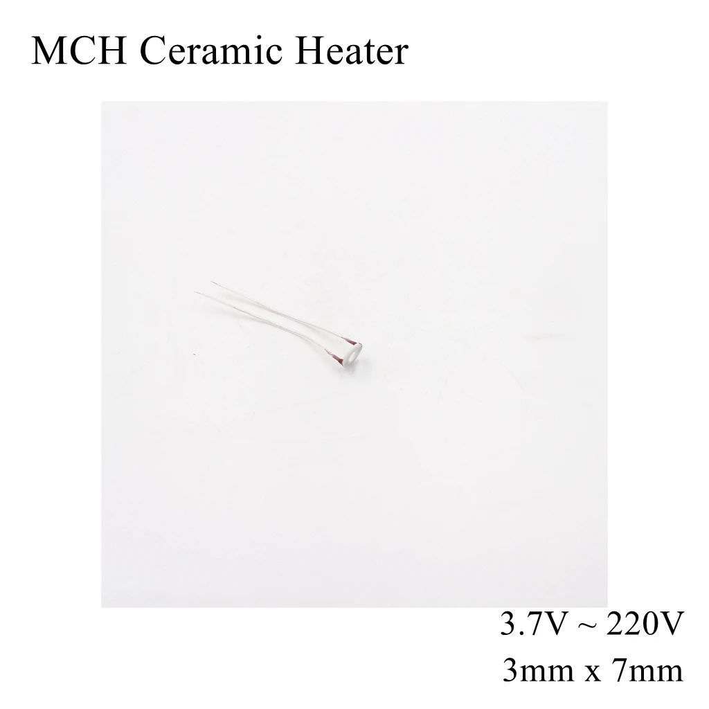 

Круглый керамический нагревательный элемент 12 мм x 32 мм 3,7 в 5 в 12 В 24 в 110 В 220 в MCH алюминиевая керамическая нагревательная пластина HTCC металли...