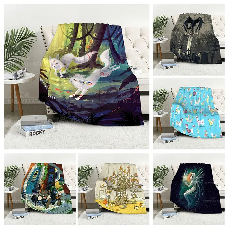 

Клетчатый диван под заказ, одеяла для колена, теплое зимнее покрывало для кровати, покрывало, флисовое декоративное Фланелевое теплое роско...