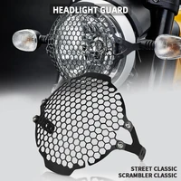 for ducati scrambler full throttle classic urban enduro icon sixty2 motorcross headlight guard grille head light lamp grid cover