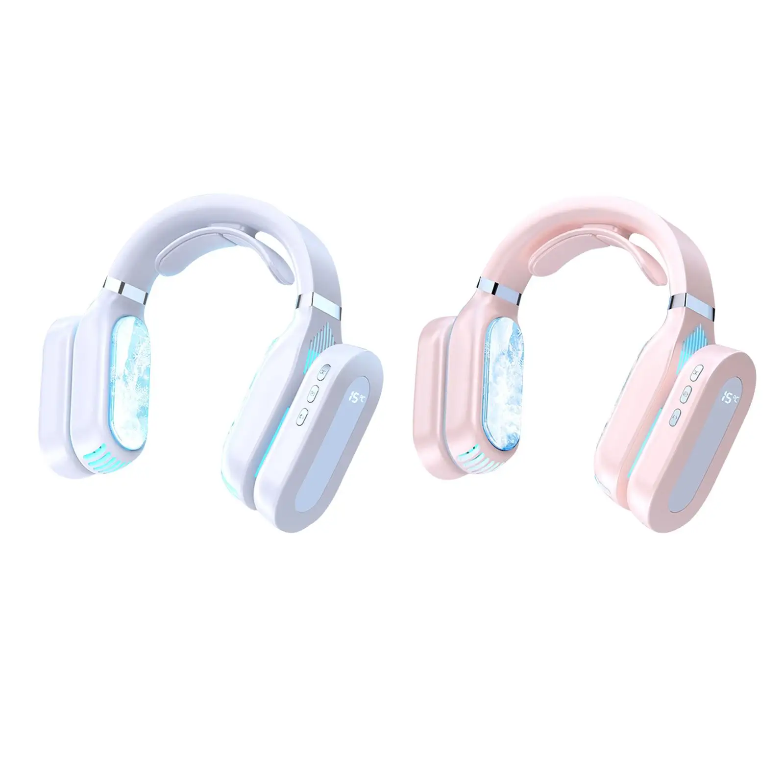 

Neck Fan Cooler Wearable Hand Free Cooling & Warmer Fan Sports Fan 2600Mah