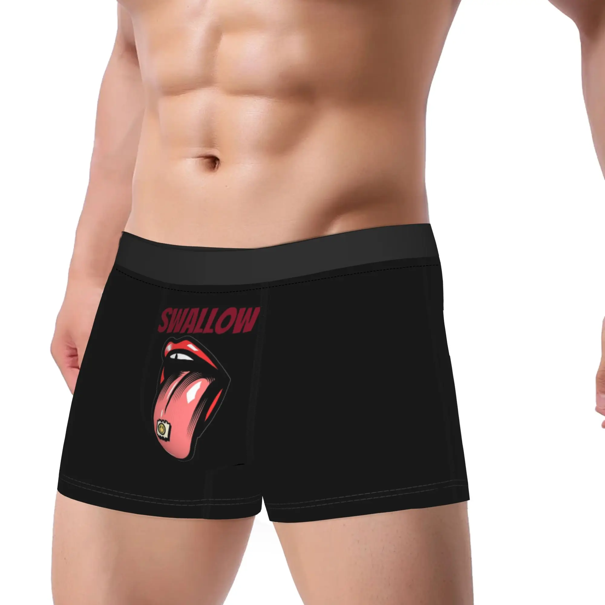 Фото Юмор-боксеры, трусы, мужское нижнее белье Always Swallow, мягкие трусы для Homme M-XXL №1