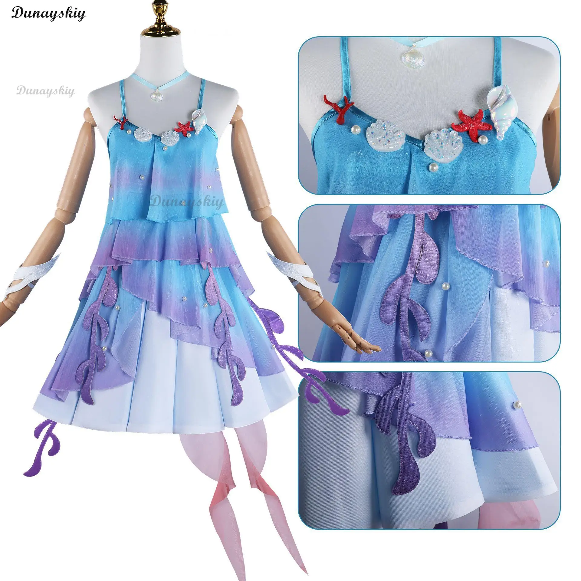 Dolia Косплей Игра Honor of Kings Костюм Униформа Платье Сумка Головные Уборы Комплект