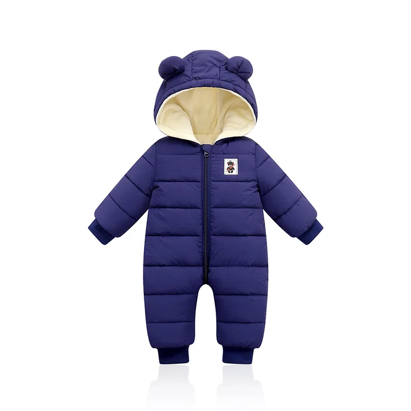 Mono de una pieza con capucha para niños y niñas, ropa de escalada, plumón de terciopelo de algodón, otoño e invierno, novedad de 2022