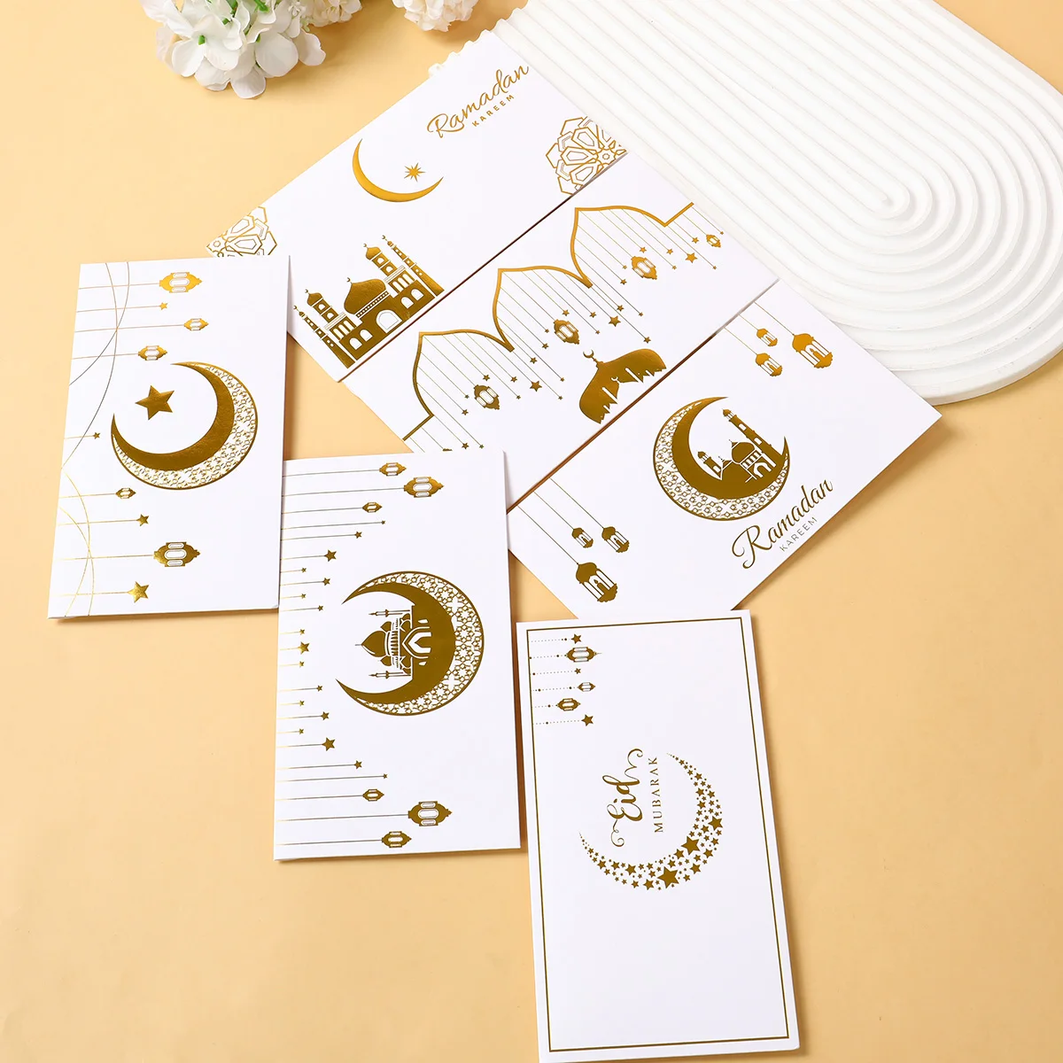 Ид Мубарак красный конверт Рамадан Карим декор для дома 2025 исламская