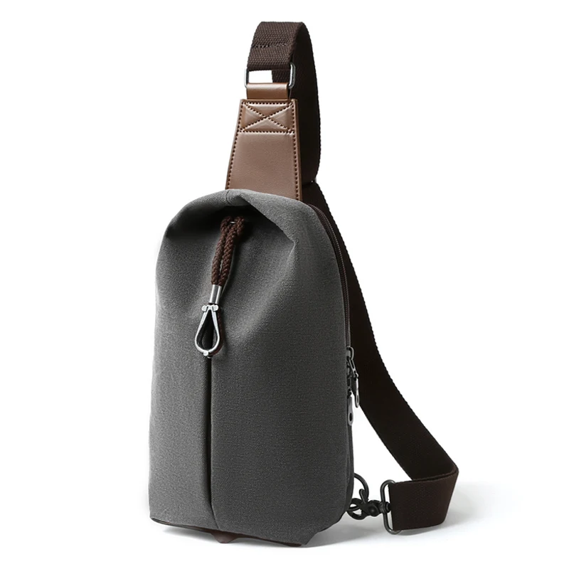 

Многофункциональная сумка через плечо для мужчин, Модный повседневный мессенджер из полиэстера с защитой от кражи в ретро деловом стиле, нагрудная Сумочка через плечо