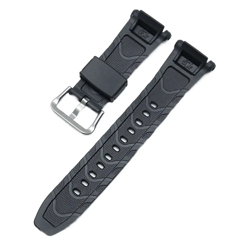 Suitable Rubber Watch Band For Casio Prg-240 protrek Mountaineering Needle Buckle Sports Bracelet Silicone Watch Strap